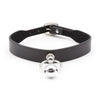 LATETOBED BDSM LINE COLLAR WITH HOOP AND BELL BLACK - MYSTIC SEX SHOP