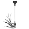LATETOBED BDSM LINE HEART PADDLE WITH FLOGGER - MYSTIC SEX SHOP
