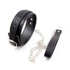 LATETOBED BDSM LINE SNAKE PATTERN COLLAR WITH LEASH - MYSTIC SEX SHOP