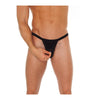 AMORABLE STRING WITH ZIPPER BLACK ONE SIZE - MYSTIC SEX SHOP